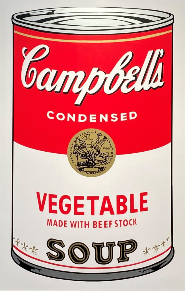 アンディ・ウォーホル『キャンベルスープ・vegetable』