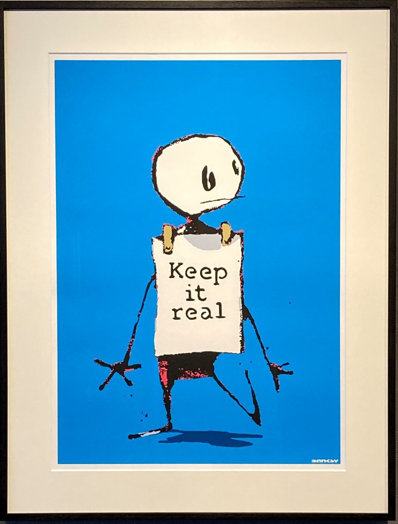 バンクシー『KeeP it real』 - 旭川市のギャラリー・シーズ