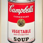 アンディ・ウォーホル『キャンベルスープ・vegetable』
