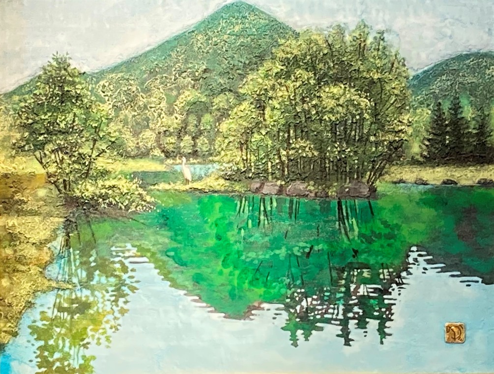 阿部穣『池のある風景』