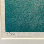 百瀬寿『Square-Reversible, Silver and Gold thru Metallic Blue and Metallic Green』