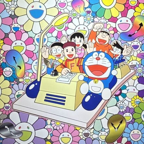 村上隆『タイムマシンでレッツゴー！』