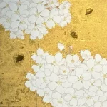 横山芳実『桜ー金』