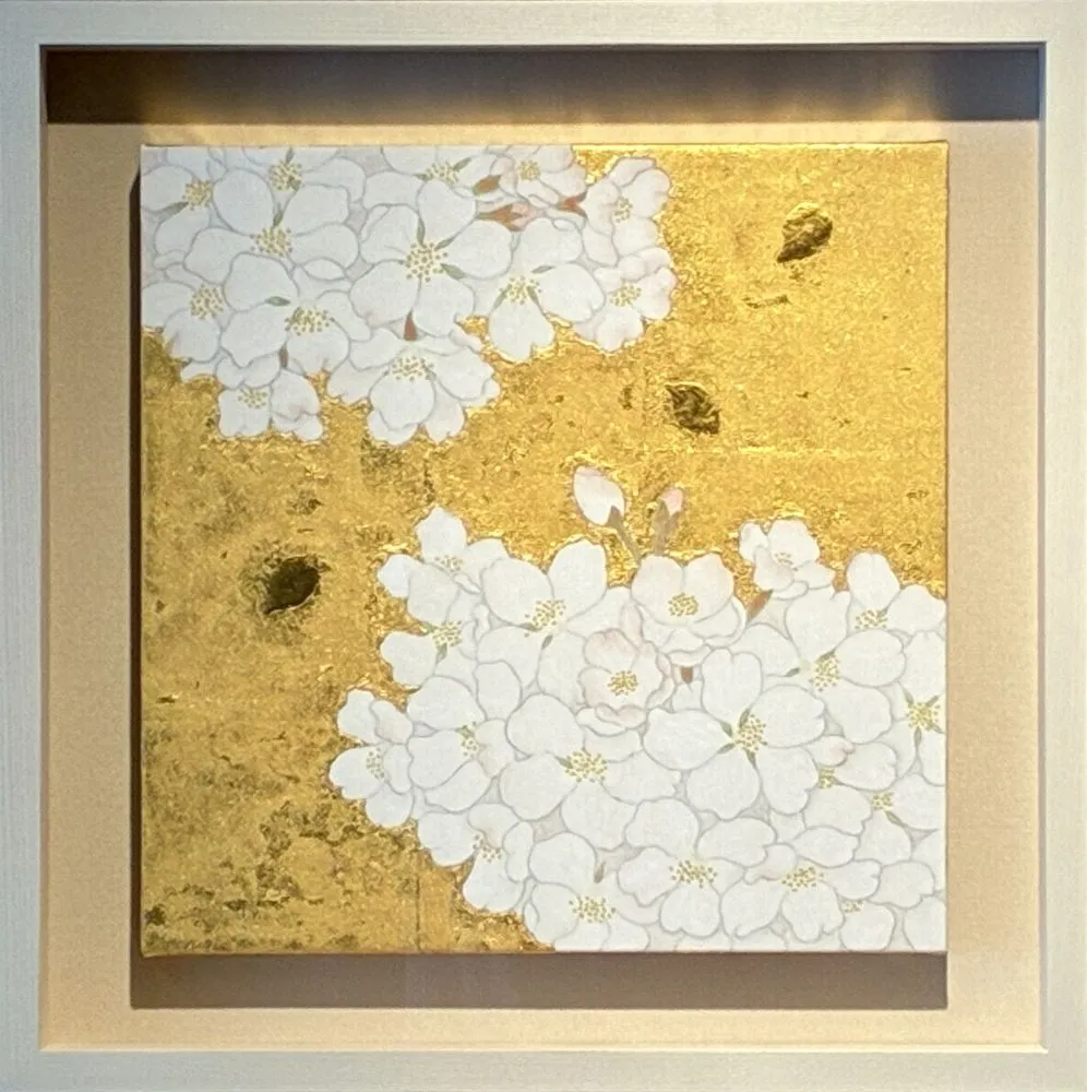 横山芳実『桜ー金』